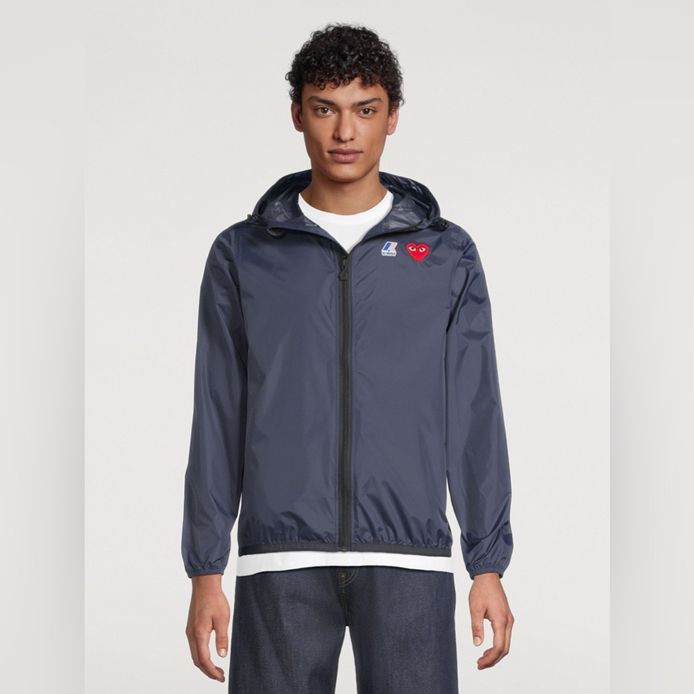 Commes Des Garçons Play K-Way Windbreaker
